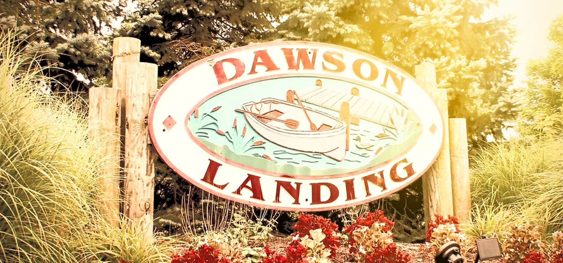 Dawson Landing neighborhood banner